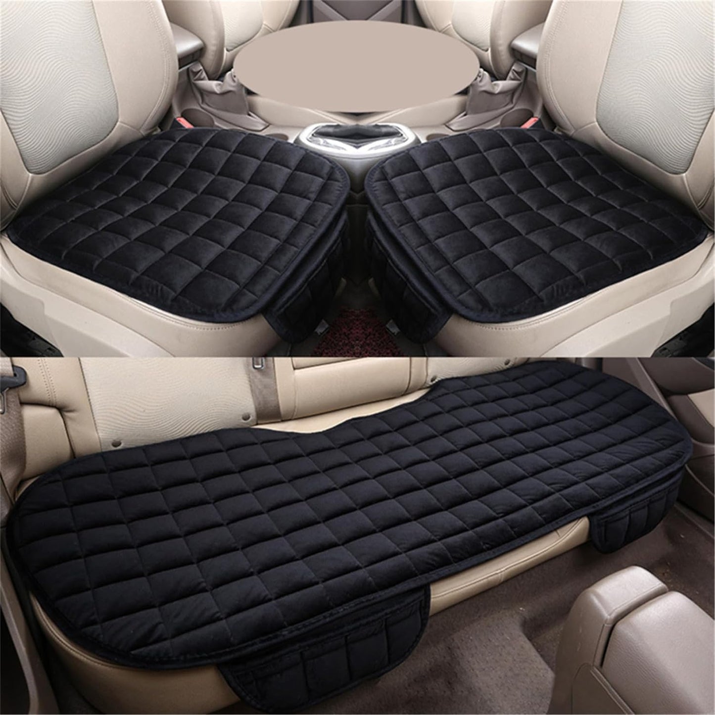 Soft Plush Car Seat Cover Anti Slip