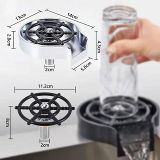 High Pressure Faucet Glass Rinser - Effortless Cup Cleaning