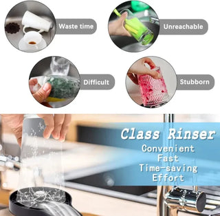 High Pressure Faucet Glass Rinser - Effortless Cup Cleaning