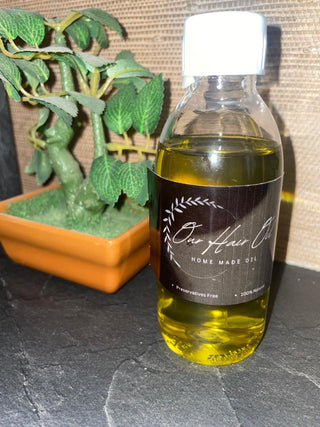 Home Made Olive Hair Oil - 100% Preservatives Free