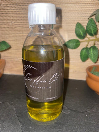 Home Made Olive Hair Oil - 100% Preservatives Free