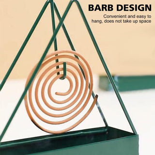 Chic Iron Mosquito Coil Holder - Stylish Defense Against Mosquitos