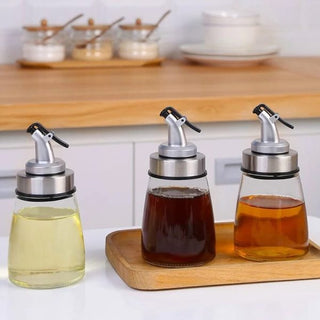 Leak Proof Oil Bottle - Stylish Control for Kitchen