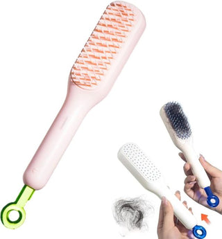 Self-Cleaning Hair Brush | Tangle-Free, One-Click Cleaning Comb