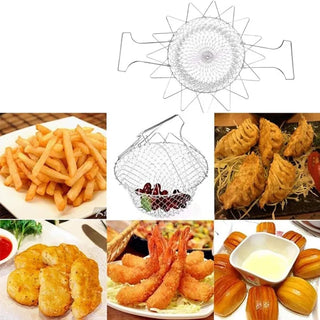 All-in-One Cooking Basket | Fry, Steam, Strain