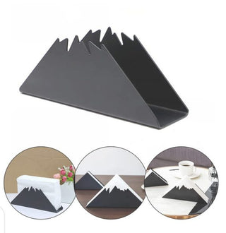 Modern Black Wooden Tissue Holder - Compact and Stylish Organizer"