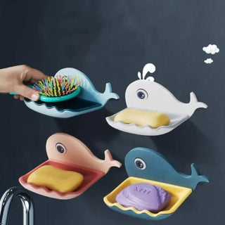 Whale-Shaped Soap Holder - Fun, Functional, and Durable